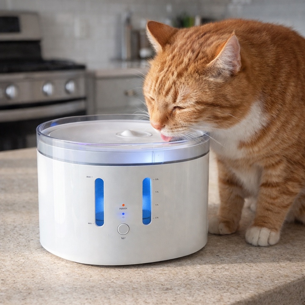 Smart Pet Water Fountain - White
